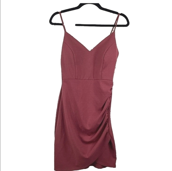 WINDSOR MARSALA SIZE M PINK MAUVE MINI DRESS PARTY HOLIDAYS BLUE BODYCON - Picture 1 of 14